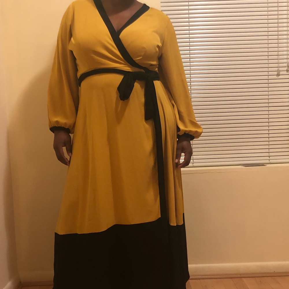 Eloquii kimono maxi dress